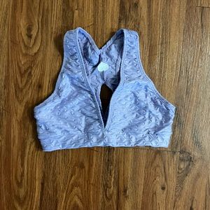 LILAC chrome Bootybybrabants sports bra OSFM